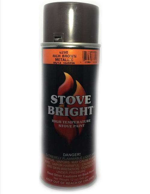 Stove Bright Metallic Rich Brown High Temperature Stove Paint - 1A62H898