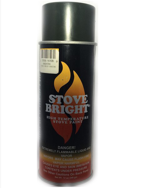 Stove Bright Forest Green High Temperature Stove Paint - 1A52H700
