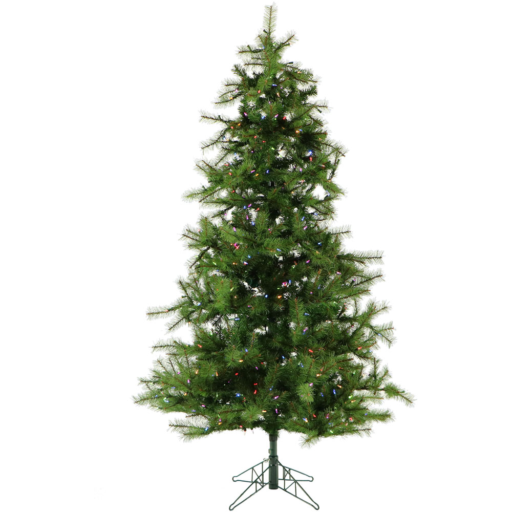 Fraser Hill Farm 6.5' Southern Peace Pine Tree, 8F MultiLED, EzCnct,Rmte