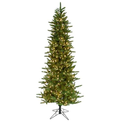Fraser Hill Farm 9' Carmel Pine Christmas Tree - 8F Clr LED Lght, EZ