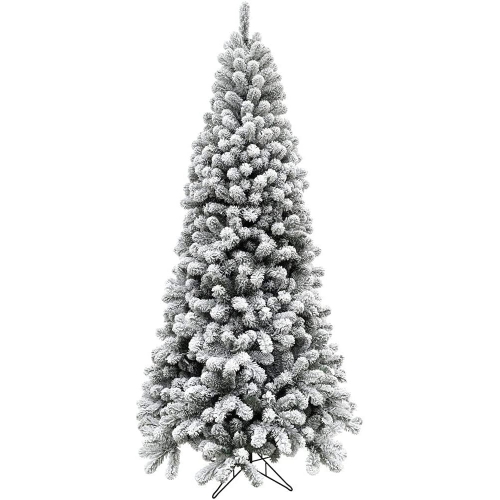 FHF 12' Alaskan Flocked Christmas Tree - No Lights