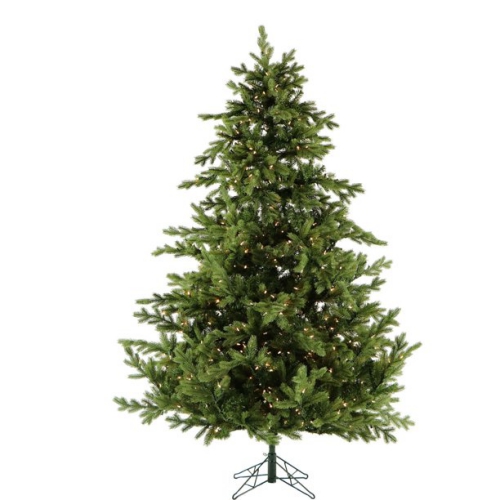 FHF 10' Foxtail Pine Christmas Tree, WW LED Lights, EZ Connect