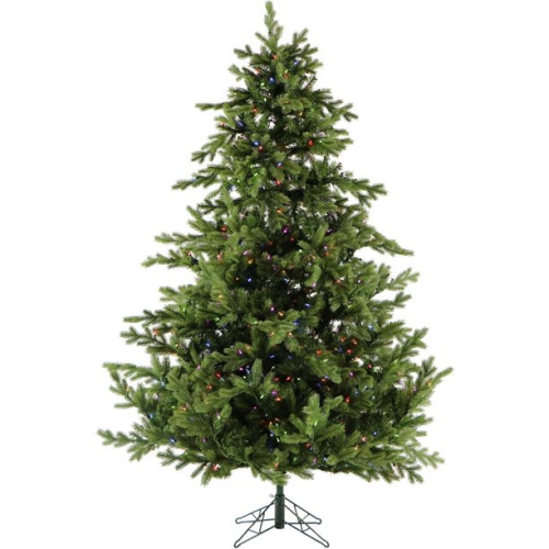 FHF 10' Foxtail Pine Christmas Tree,8F Dual Color LED Lights, EZ Connect