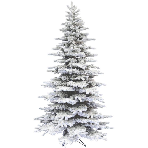 FHF 9.0' Pine Valley Snow Flocked Tree, No Lights