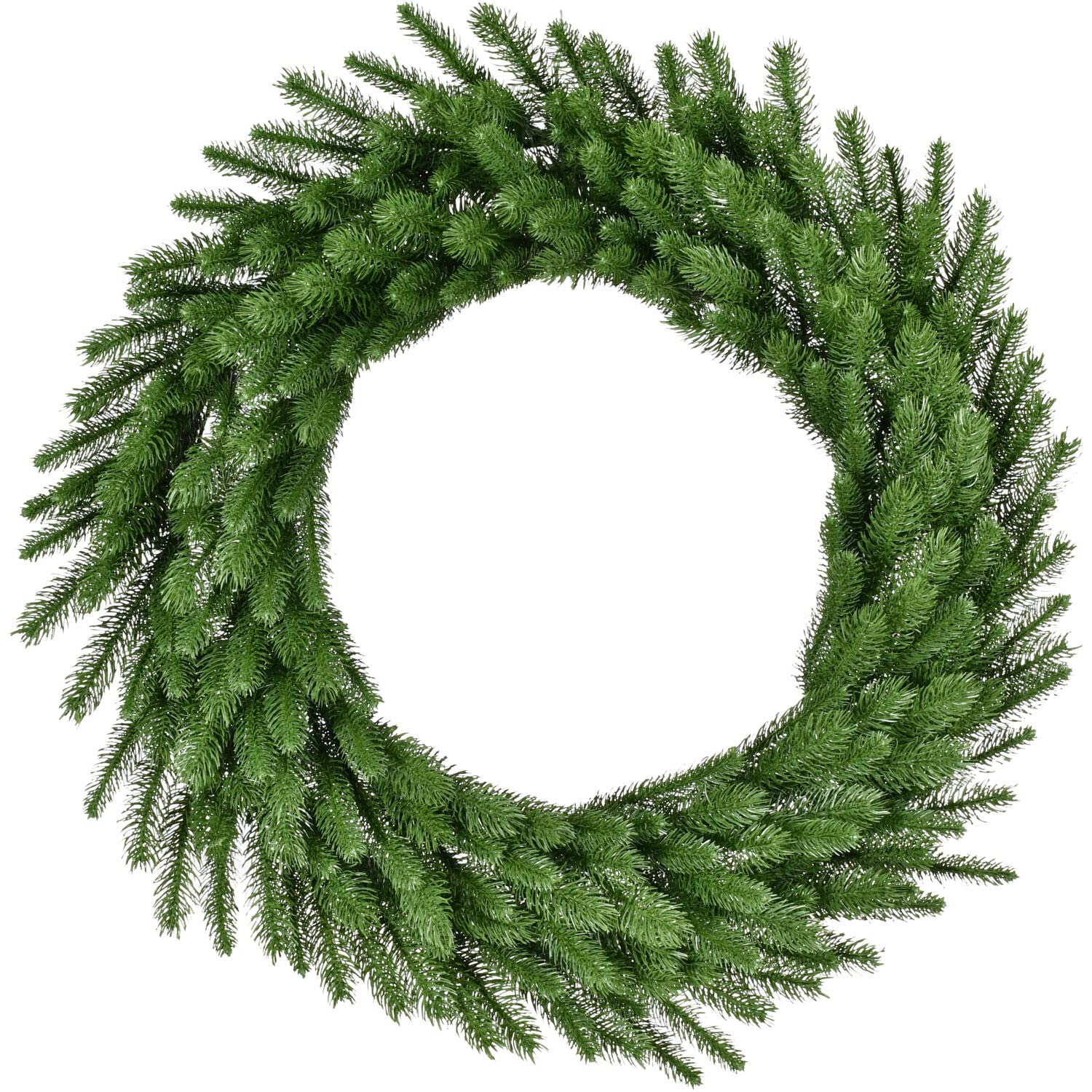 FHF 36" Green Fir Wreath, No Lights