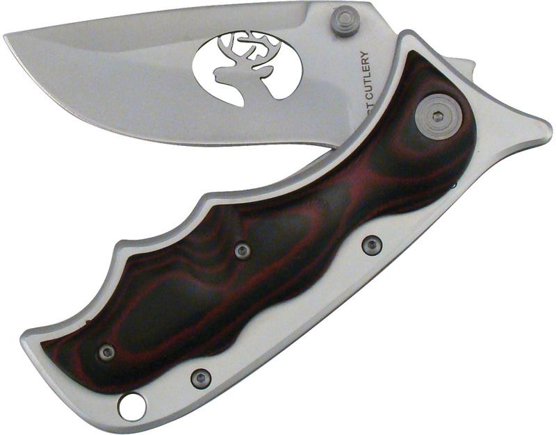 15-451B 4.5 In. Red/Black Knife