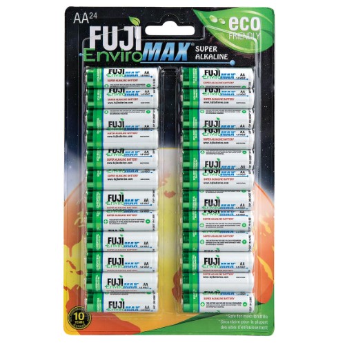 FUJI ENVIROMAX 4300BP24 EnviroMax AA Super Alkaline Batteries (24 pack)