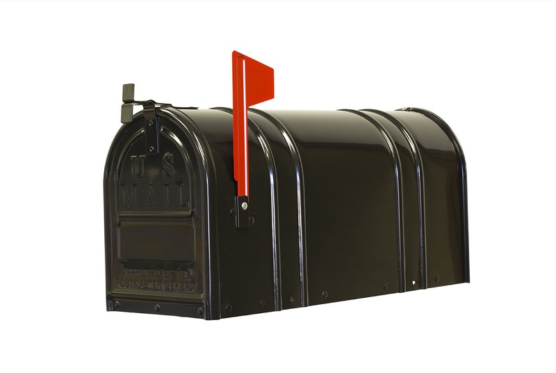 1-1/2C-BLK T2 Black Steel Mailbox