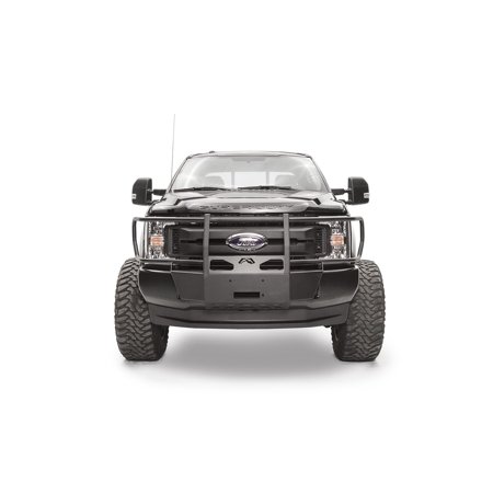 17 FORD SD FULL GRILL GUARD WINCH MOUNT MATTE BLACK