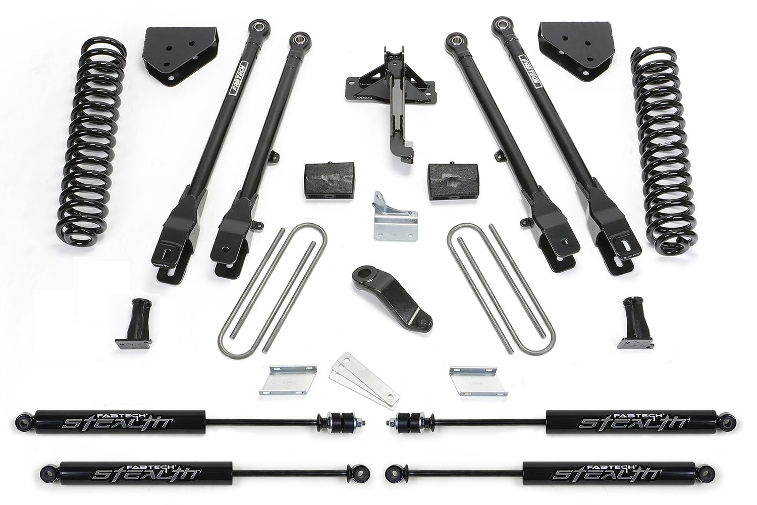 6IN 4LINK SYS W/COILS & STEALTH 2008-16 FORD F350/450 4WD 8 LUG