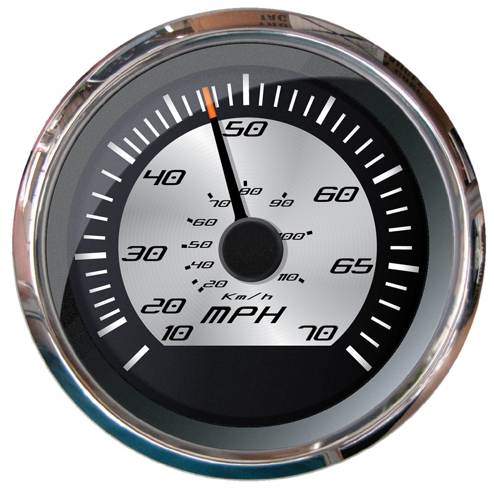 Faria Platinum 4" Speedometer - 70 MPH (Mechanical)
