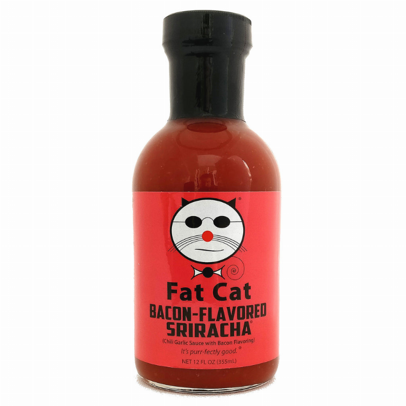Bacon-Flavored Sriracha Chili Garlic Sauce with Bacon Flavoring (VEGAN)