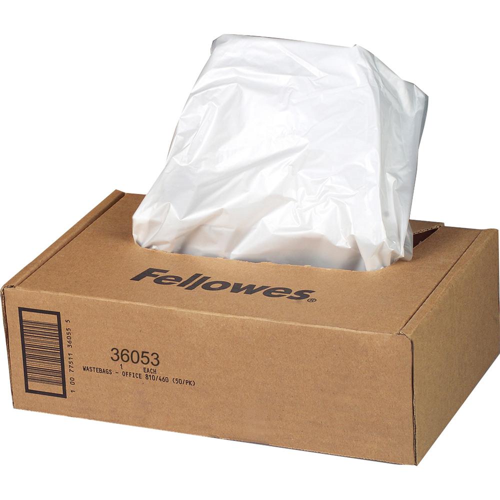 FELLOWES 36053 Waste Bags for Powershred Small Office Shredders (9 Gallons)