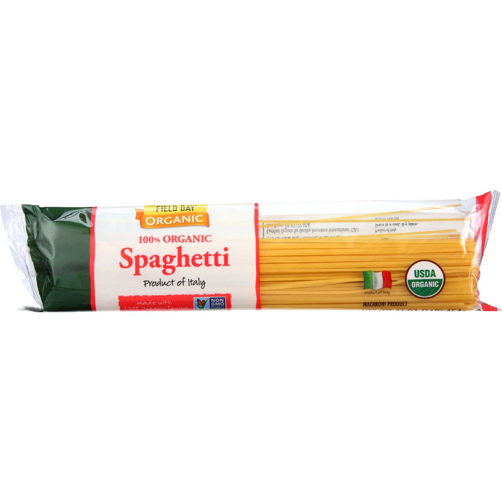 Field Day Traditional Spaghetti Pasta (12x16 Oz)