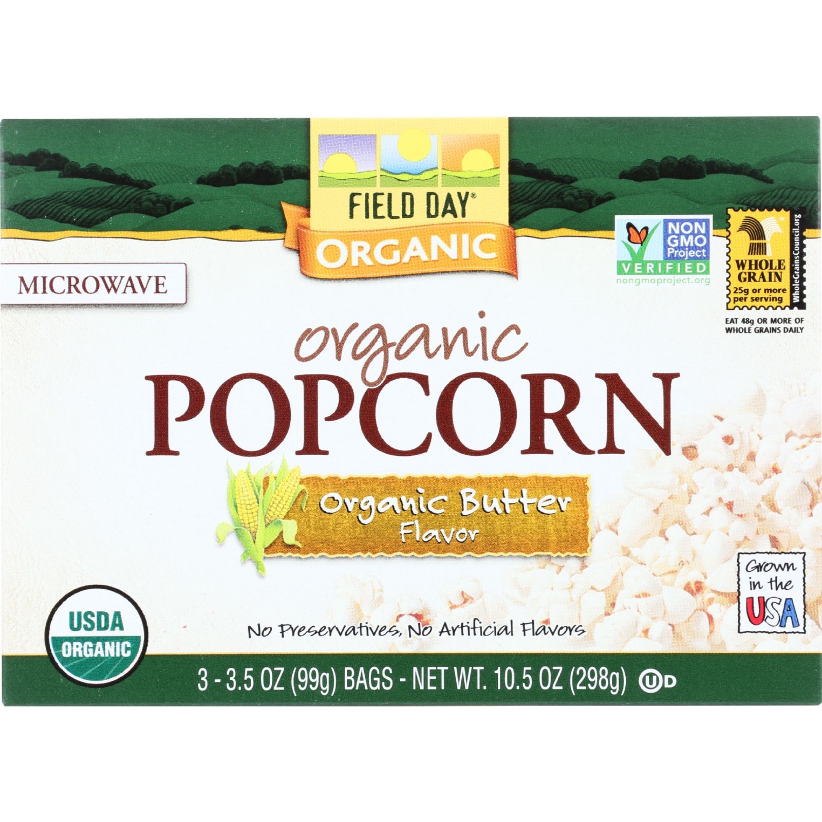 Field Day Butter Mw Popcorn (12x3Pack )
