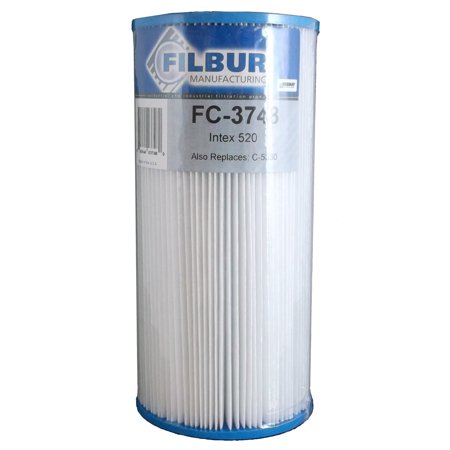 Filbur FC-3748 Antimicrobial Replacement Filter Cartridge for Intex 520 "D" Version Pool and Spa Filter