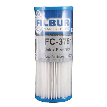 Filbur FC-3751 Antimicrobial Replacement Filter Cartridge for Intex "E" Version 59904 Pool and Spa Filter