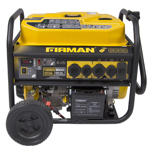 Firman Power Equipment Gas Powered 10000/8000 Watt (Performance Series) Generator