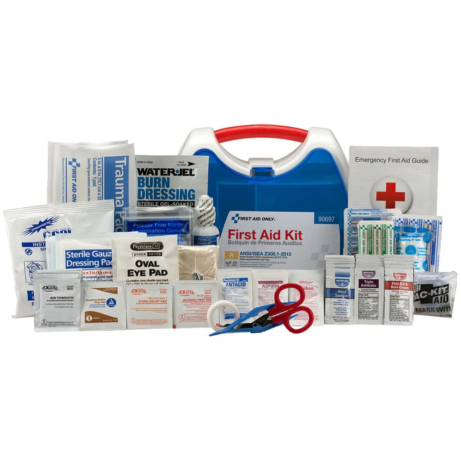 First Aid Only 25-Person ReadyCare First Aid Kit - ANSI Compliant - 141 x Piece(s) For 25 x Individual(s) - 9.3" Height x 7" Wid