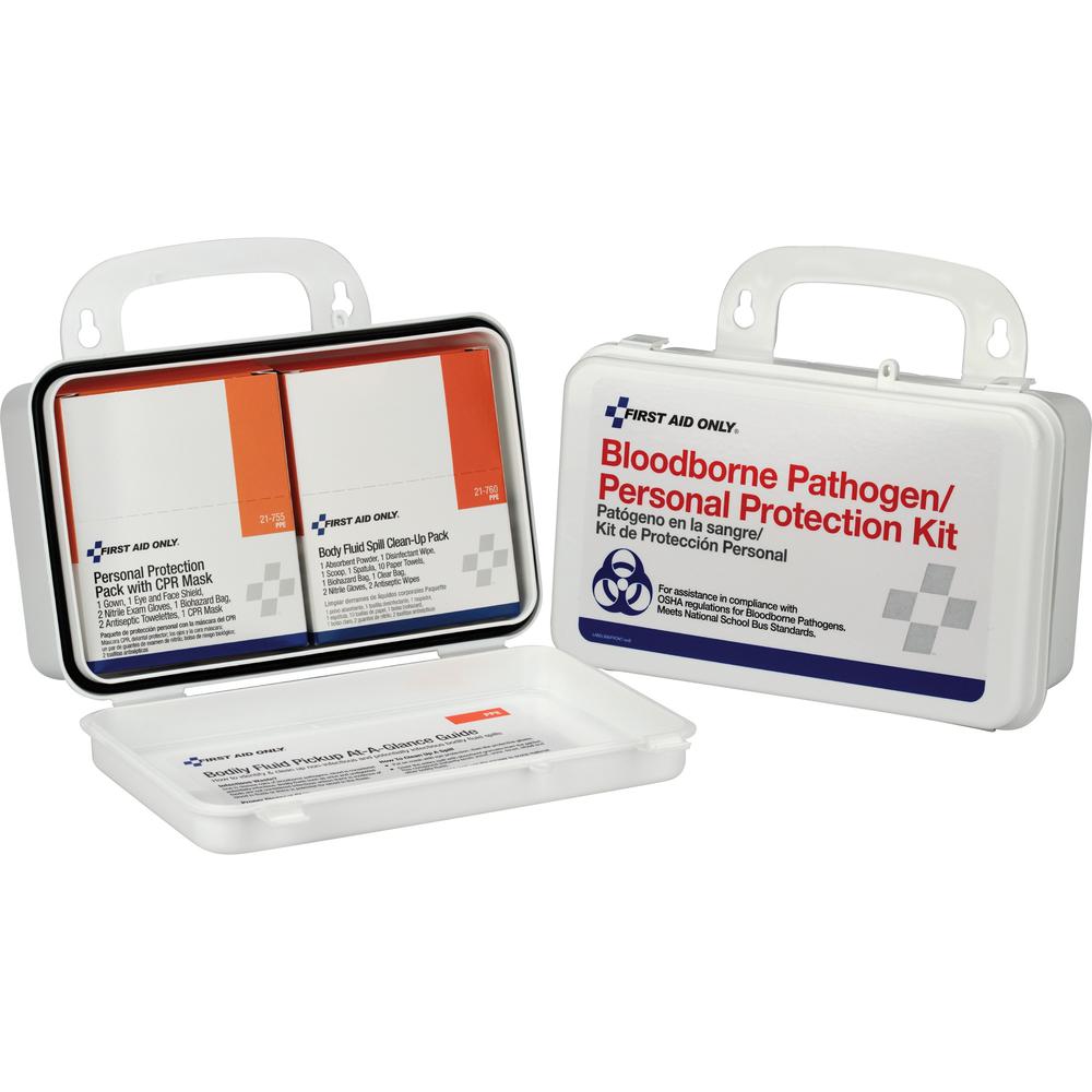 First Aid Only BBP/Personal Protection Kit - 28 x Piece(s) - 8" Height x 3" Width5" Length - 1 Each