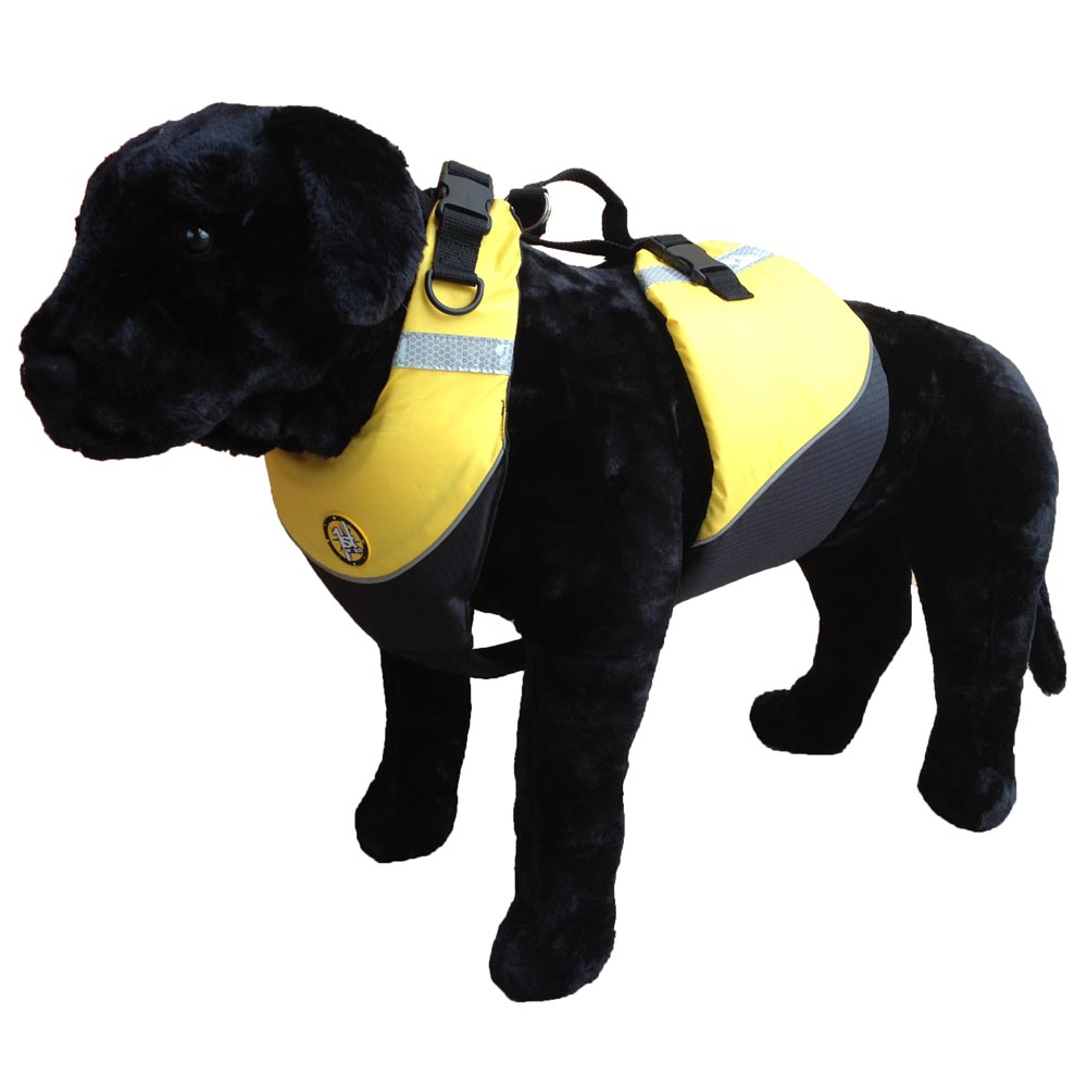 First Watch Flotation Dog Vest - Hi-Visibility Yellow - Small