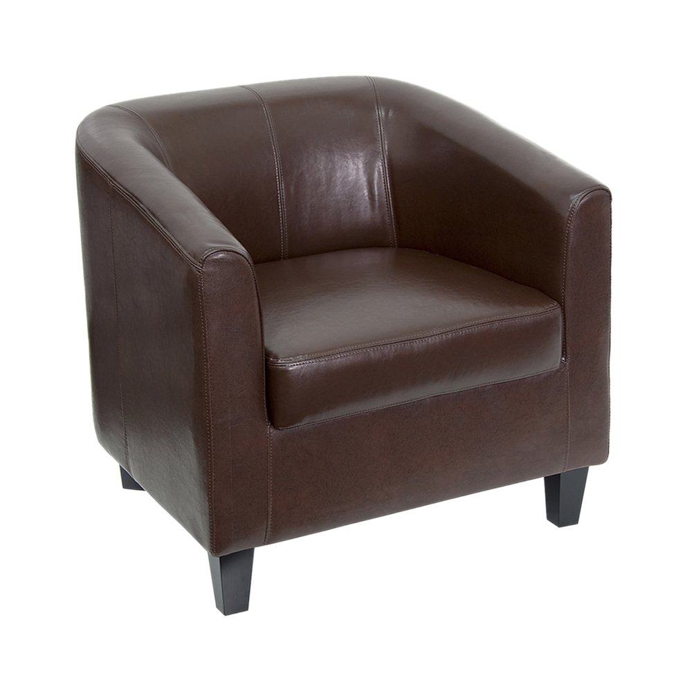 Brown LeatherSoft Lounge Chair