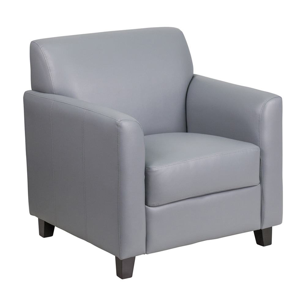 HERCULES Diplomat Series Gray LeatherSoft Chair