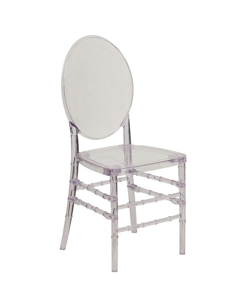Flash Elegance Crystal Ice Stacking Florence Chair