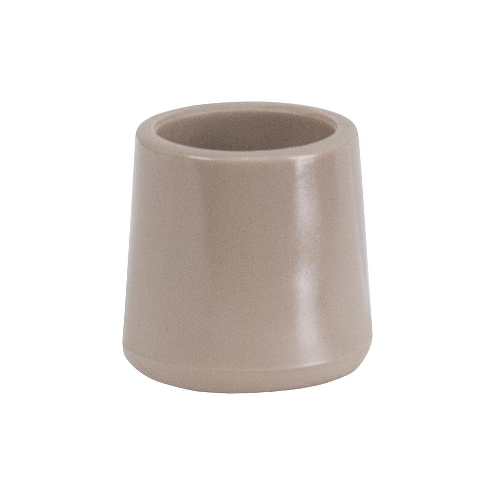 Beige Replacement Foot Cap for Beige and Brown Plastic Folding Chairs