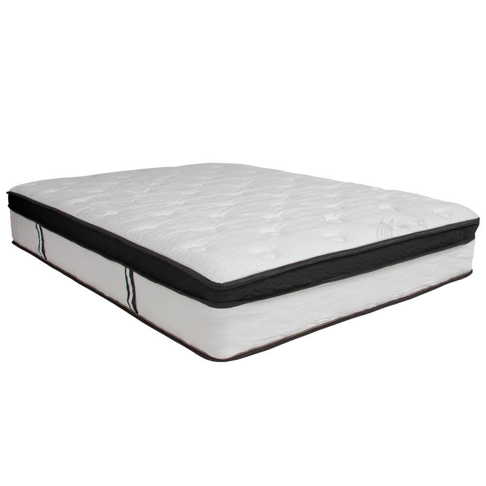 Capri Comfortable Sleep 12 Inch Memory Foam and Pocket Spring Mattress, Full Mattress in a Box