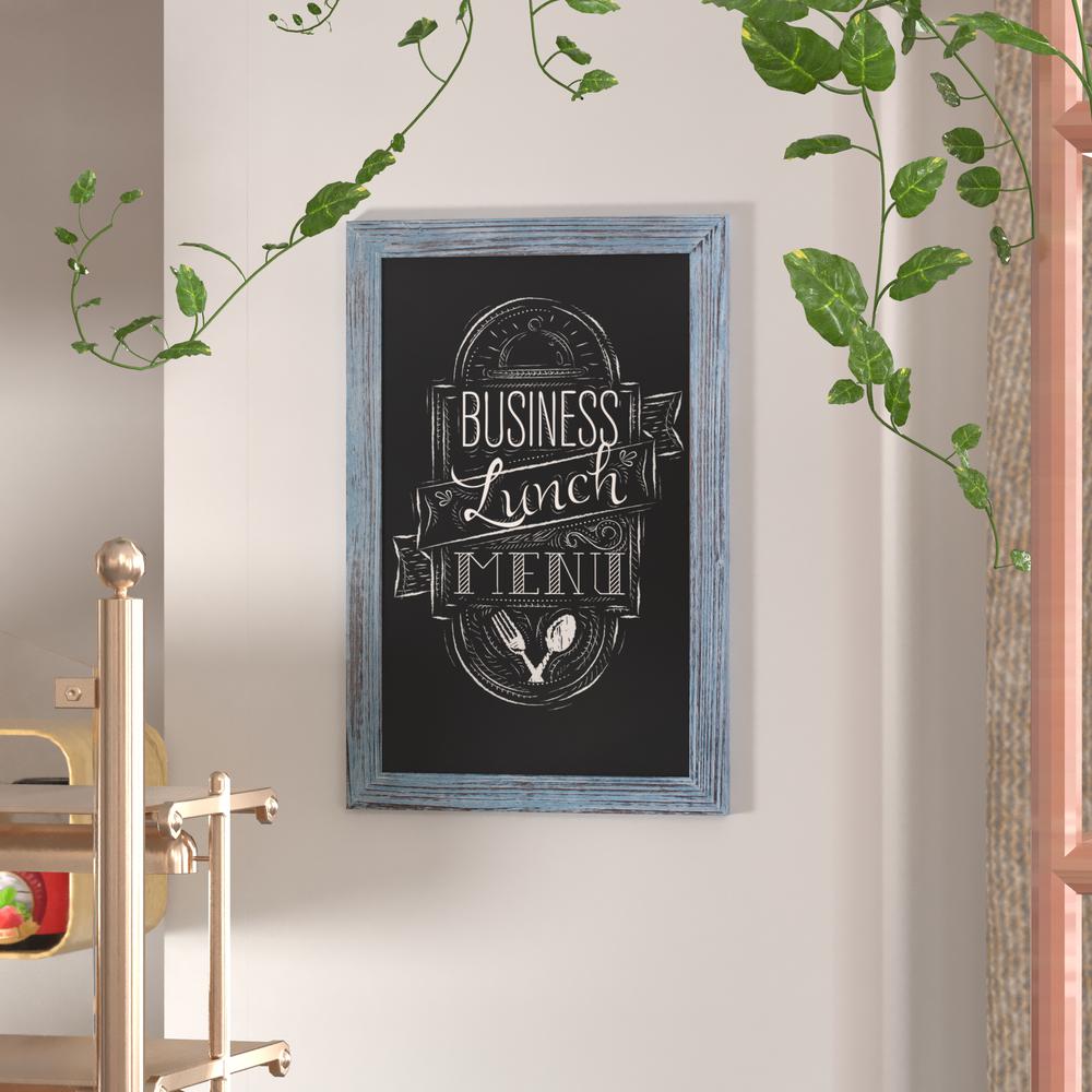Canterbury 20" x 30" Wall Mount Magnetic Chalkboard Sign