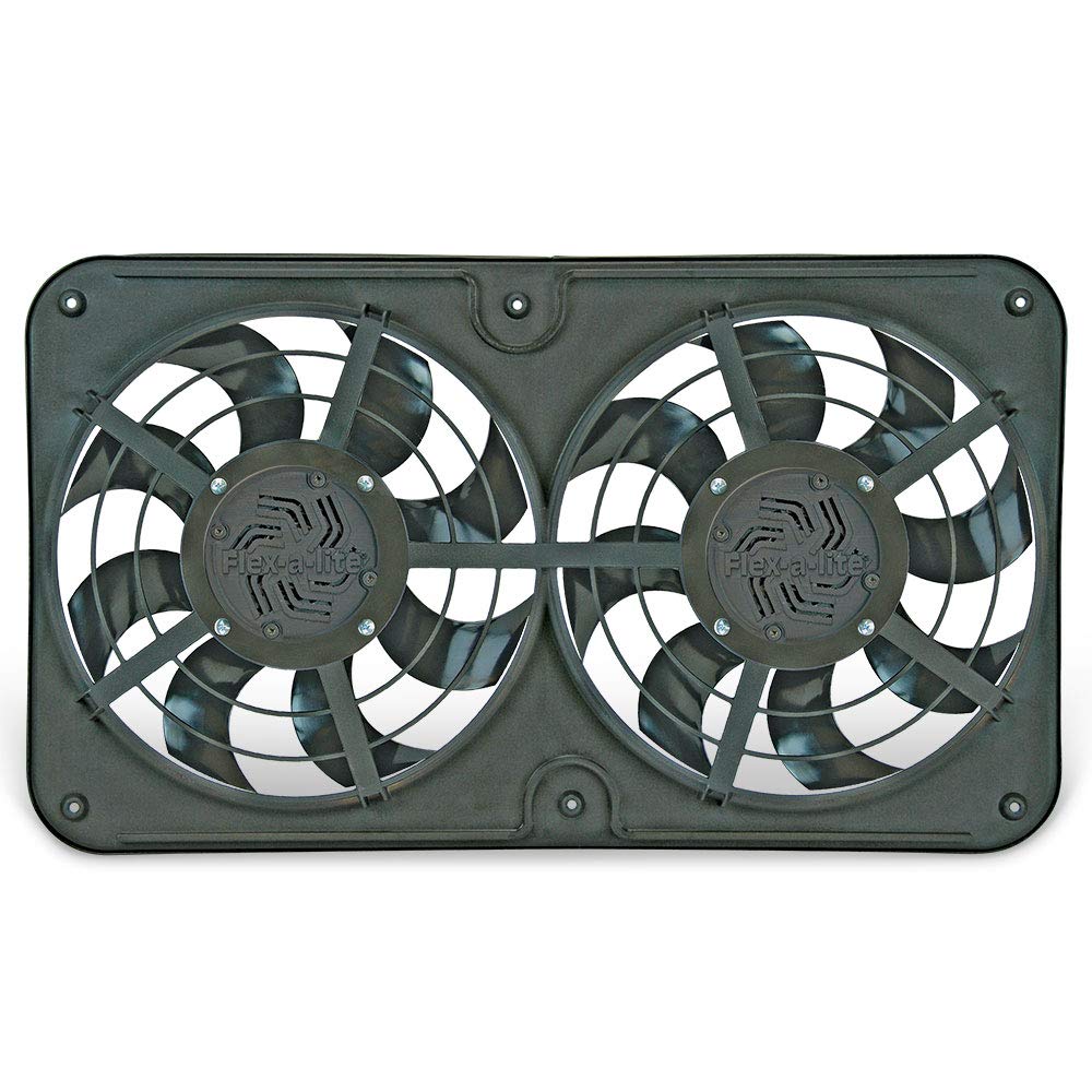 FAN ELECTRIC 12 1/8IN DUAL SHROUDED PUSHER OR PULLER UNIVERSAL X-TREME S-BLADE