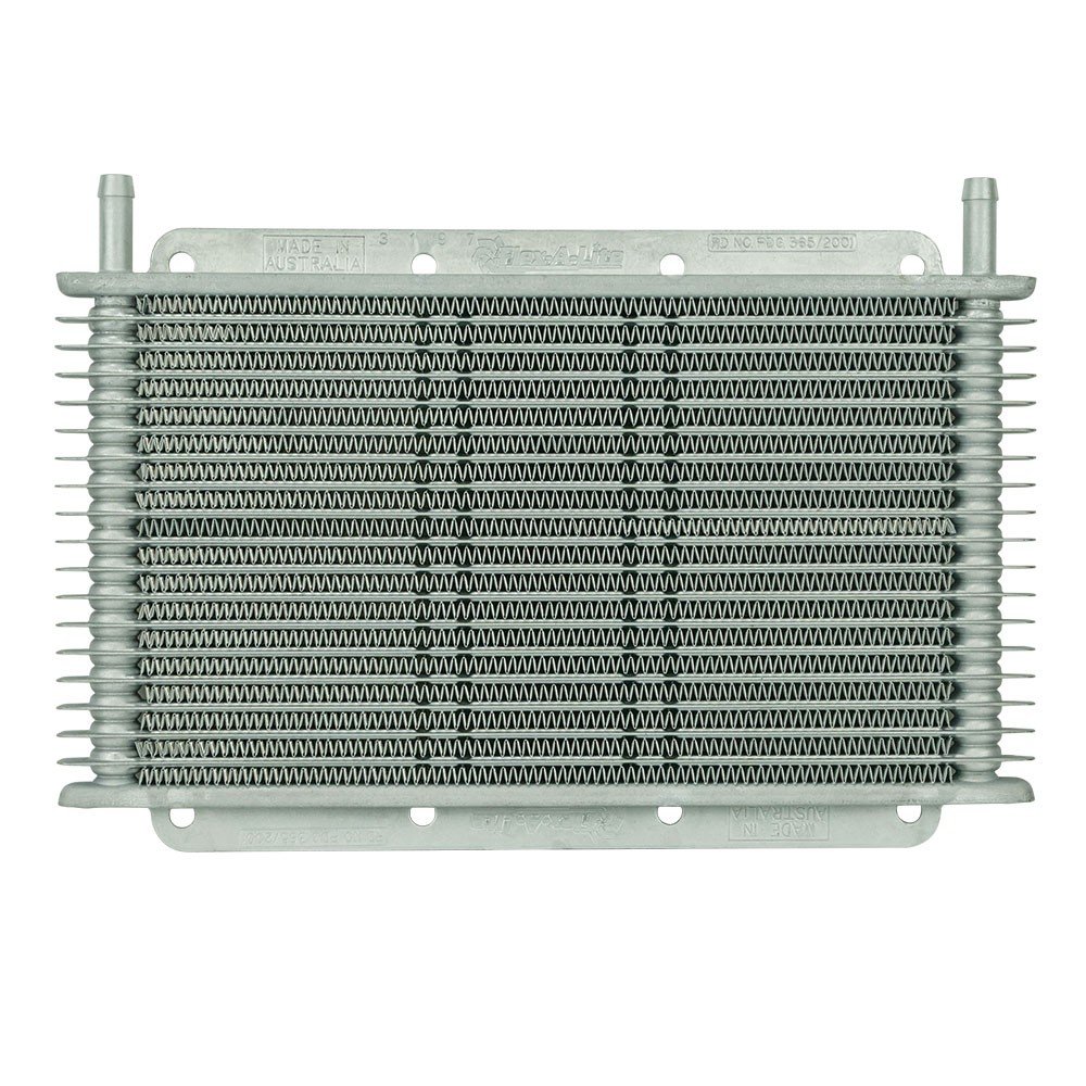 TRANSMISSION OIL COOLER 11 X 6 X 3/4 17 ROW 3/8IN BARB