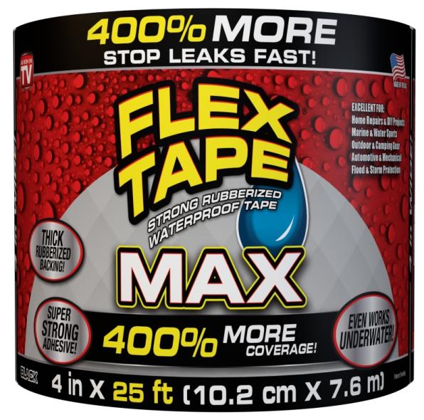 Flex Tape Black MAX 4in x 25ft tape