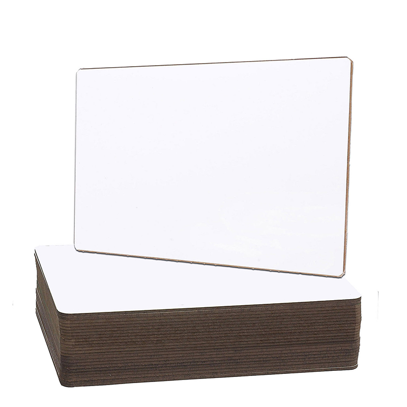 Flipside Unframed Dry Erase Lap Board Class Pack - 9" (0.8 ft) Width x 12" (1 ft) Height - White Surface - Rectangle - 24 / Pack