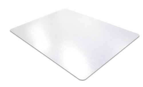 Cleartex Advantagemat, Chair Mat for Low Pile Carpets (1/4" or less), Phthalate-Free PVC, Rectangular, Size 48" x 60"