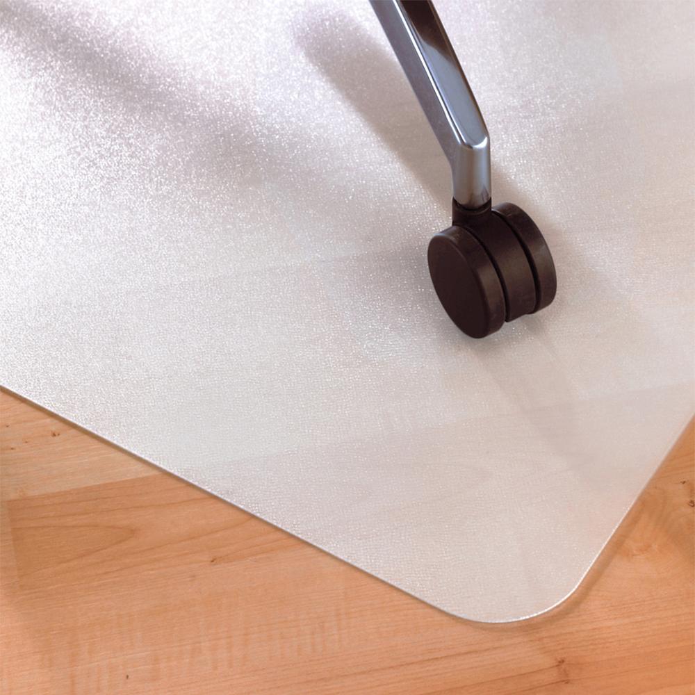 Floortex Revolutionmat Chairmat - Hard Floor, Pile Carpet - 57" Length x 46" Width - Rectangle - Polypropylene - White