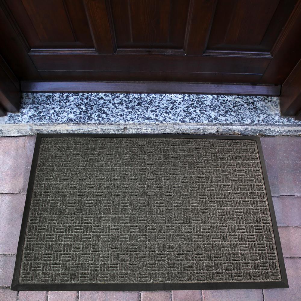 Doortex Ribmat heavy duty Indoor / Outdoor Entrance mat in Charcoal (32"x48")