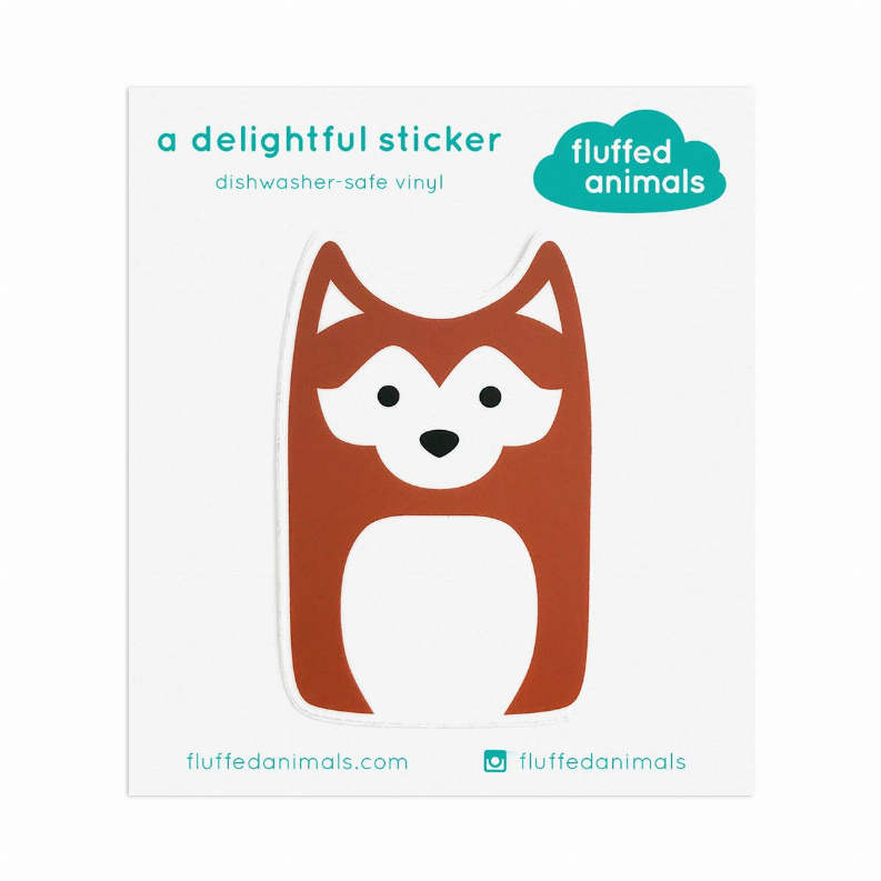Animal Sticker - Red Husky