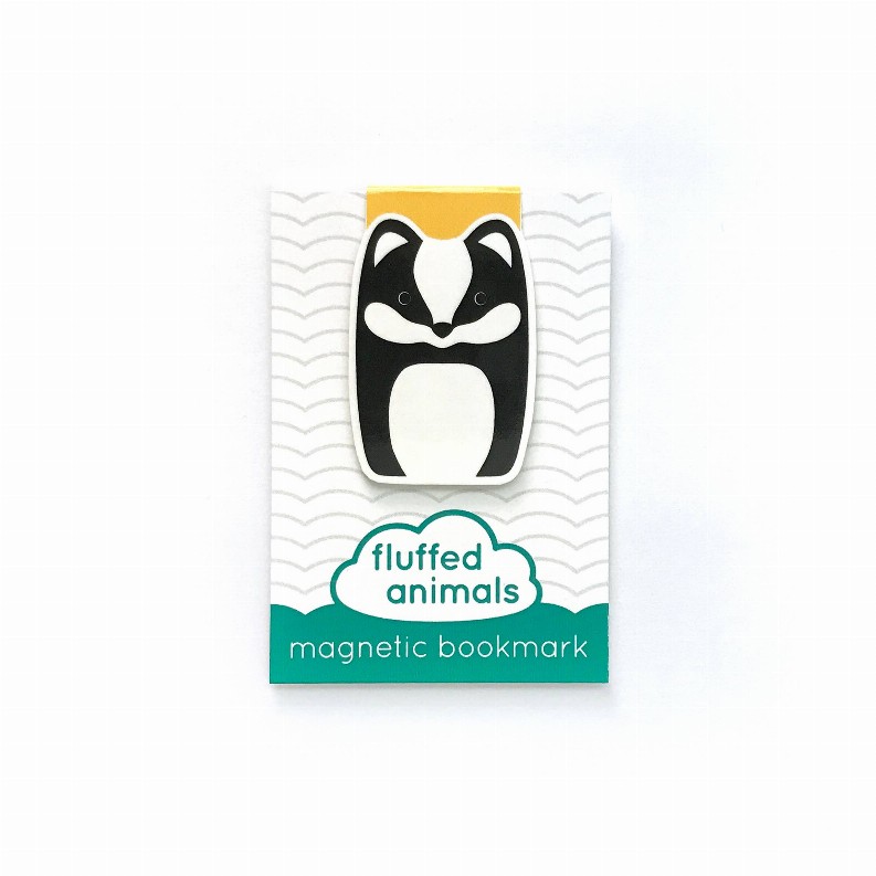 Cute Animal Magnetic Bookmark - Badger