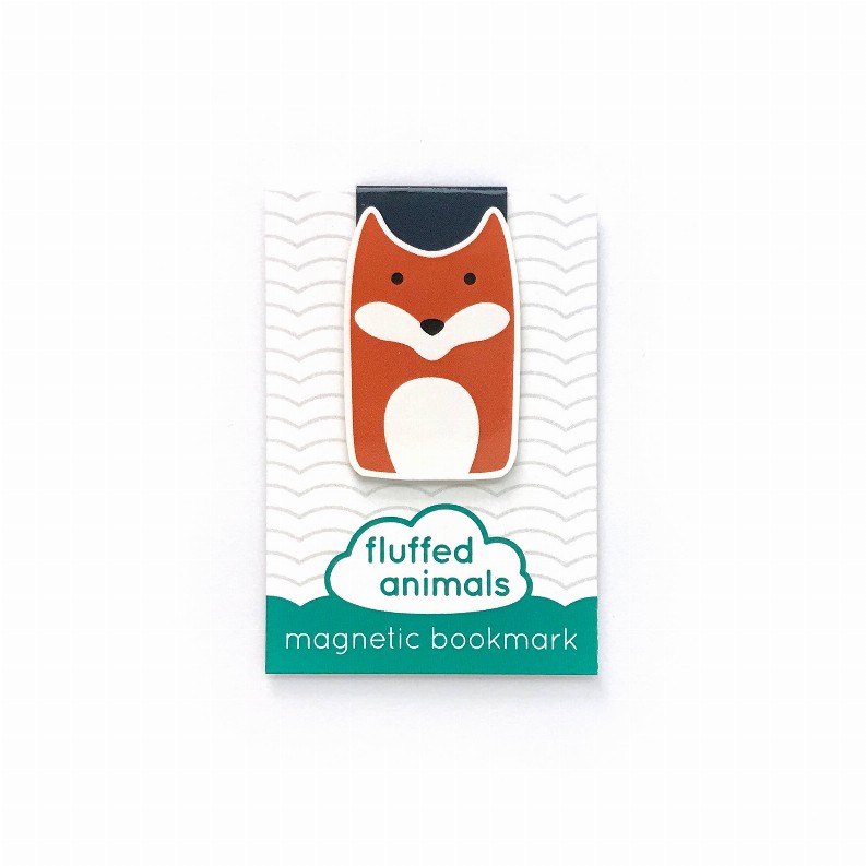 Cute Animal Magnetic Bookmark - Fox