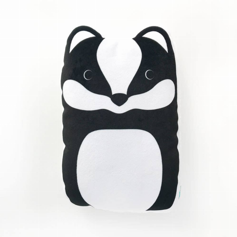 Cute Animal Pillow - Badger Pillow