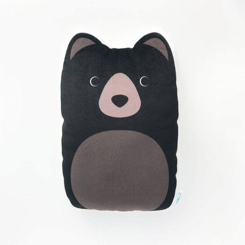 Cute Animal Pillow - Black Bear Pillow
