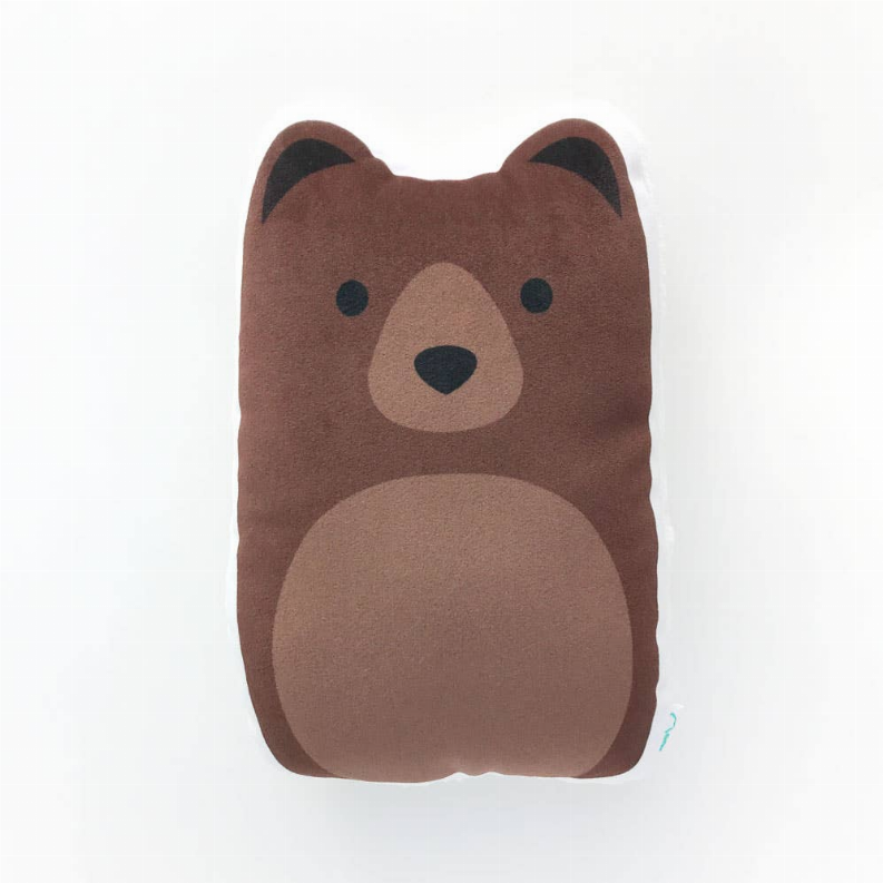 Cute Animal Pillow - Brown Bear Pillow