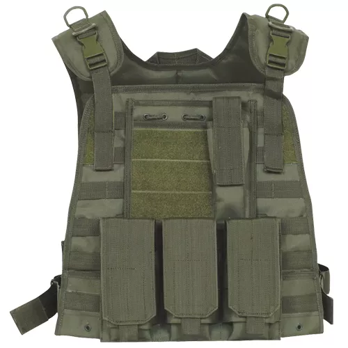 Big And Tall Modular Plate Carrier Vest - Olive Drab
