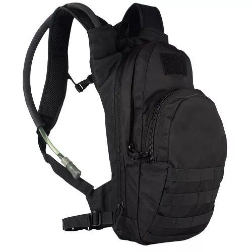 Compact Modular Hydration Backpack - Black