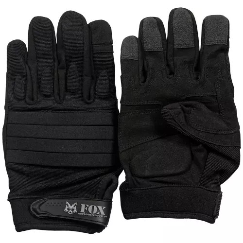 Flex-Knuckle Raid Gloves V2 - Black Large