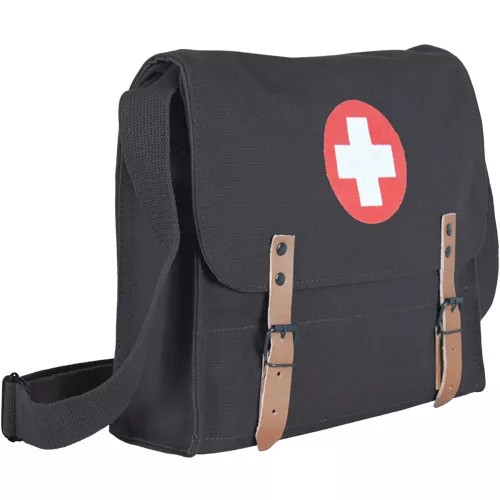 German Style Medic Bag - Black