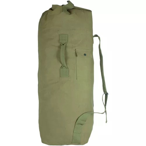GI Style 2 Strap Duffle Bag - Olive Drab