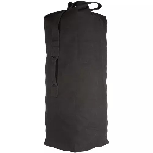 GI Style 21 X 36 Top Load Duffle Bag - Black